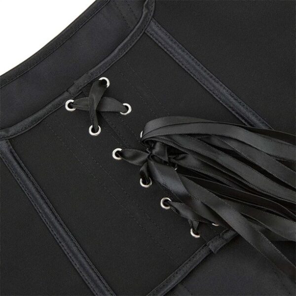 wo-fusoul Corset Tops for Women, Corset Belt, Women's Back Lace Up Corset Vintage Lace Camisole Waist Cincher Vest Red M