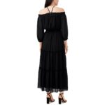 1.State Womens Black Crepe Cut-Out Full-Length Maxi Dress XS BHFO 3700