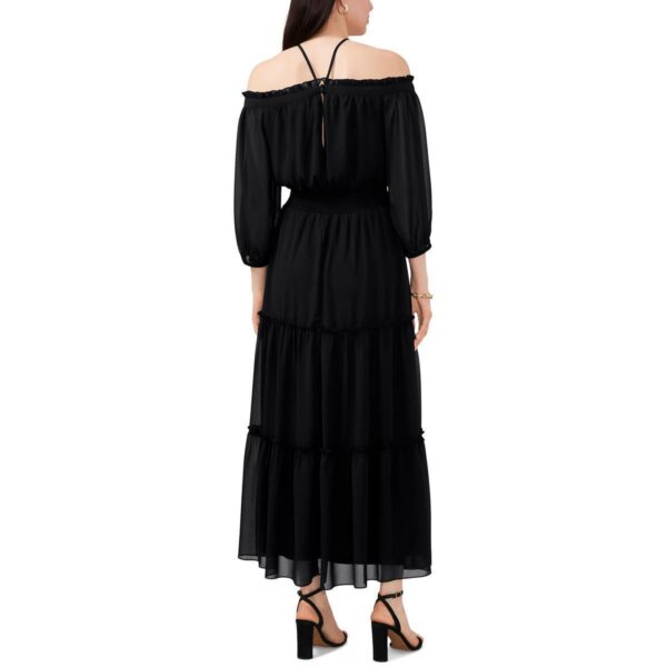 1.State Womens Black Crepe Cut-Out Full-Length Maxi Dress XS BHFO 3700