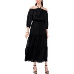 1.State Womens Black Crepe Cut-Out Full-Length Maxi Dress XS BHFO 3700