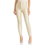 7 For All Mankind Womens Aubrey Beige High Waist Denim Skinny Jeans 25 BHFO 4219