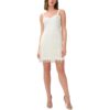 Aidan by Aidan Mattox Womens Ivory Crepe Cocktail And Party Dress 10 BHFO 8343