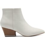 Alfani Womens Armena Ivory Pointed Toe Booties Shoes 8.5 Medium (B,M) BHFO 5281