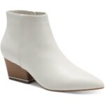 Alfani Womens Armena Ivory Pointed Toe Booties Shoes 8.5 Medium (B,M) BHFO 5281