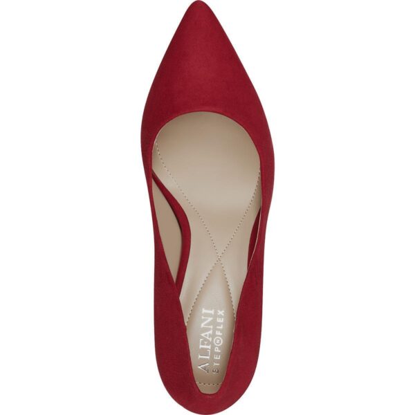 Alfani Womens Jensonn Red Leather Dress Heels Shoes 6 Medium (B,M) BHFO 7748