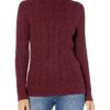 Amazon Essentials Women's Fisherman Cable Turtleneck Sweater (Available in Plus Size)