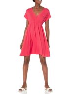 Amazon Essentials Women's Surplice Dress (Available in Plus Size)