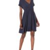 Amazon Essentials Women's Surplice Dress (Available in Plus Size)