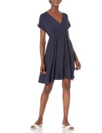 Amazon Essentials Women's Surplice Dress (Available in Plus Size)