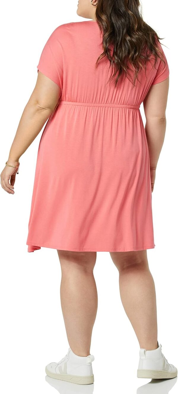 Amazon Essentials Women's Surplice Dress (Available in Plus Size)