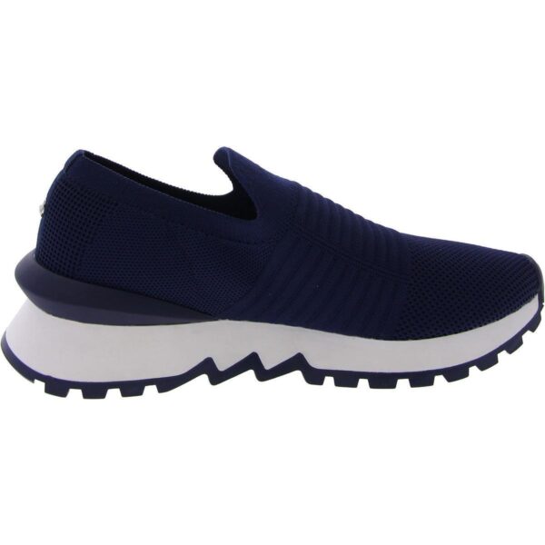 Anne Klein Womens Navy Knit Casual And Fashion Sneakers 8 Medium (B,M) BHFO 8008