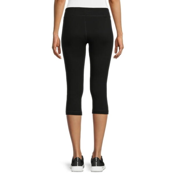 Athletic Works Women's Mid Rise Slim-Leg Capri Leggings, Sizes S-XXL