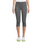 Athletic Works Women's Mid Rise Slim-Leg Capri Leggings, Sizes S-XXL