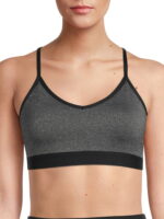 Athletic Works Women's Racerback Sports Bra, Sizes XS-XXXL