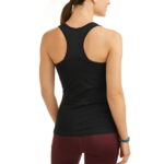 Athletic Works Women's V-Neck Racerback Tank Top with Back Mesh, Sizes S-XXL