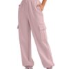 AUTOMET Womens Cargo Sweatpants Oversized Fleece Joggers Fall Fashion Outfits Y2k Clothes 2024 with Pockets