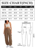 AUTOMET Womens Cargo Sweatpants Oversized Fleece Joggers Fall Fashion Outfits Y2k Clothes 2024 with Pockets