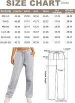 AUTOMET Women's Wide Leg Sweatpants Fleece Lined Baggy Straight Leg Lounge Pants Fall Outfits Athletic Joggers with Pockets