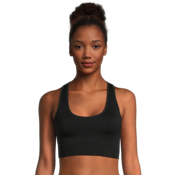 Avia Women's Medium Support Seamless Racerback Sports Bra, Sizes S-3XL