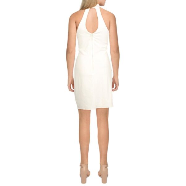 B. Darlin Womens White Mock Neck Mini Party Bodycon Dress Juniors 9/10 BHFO 2018