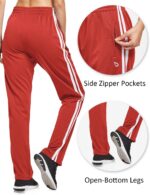 BALEAF Women's Track Pants Athletic Jogging Sweatpants Zipper Pockets Warm-Up Sports Running Pants