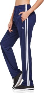 BALEAF Women's Track Pants Athletic Jogging Sweatpants Zipper Pockets Warm-Up Sports Running Pants