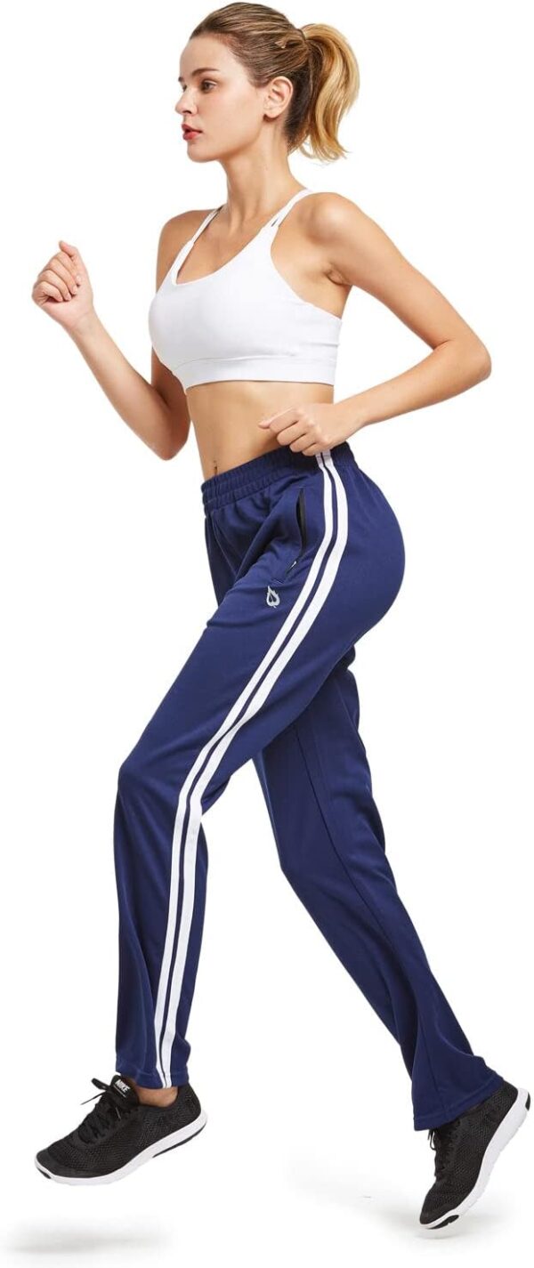 BALEAF Women's Track Pants Athletic Jogging Sweatpants Zipper Pockets Warm-Up Sports Running Pants