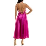 Bebe Womens Pink Satin Long Wedding Slip Dress XS BHFO 1642