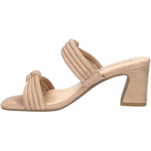 Bella Vita Womens Danville Taupe Block Heel Shoes 10 Wide (C,D,W) BHFO 9826