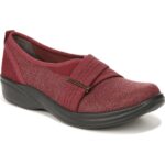 Bzees Womens Niche III Red Slip-On Sneakers Shoes 9 Medium (B,M) BHFO 5793