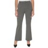 Calvin Klein Womens Gray Mid-Rise Flare Leg Trouser Pants Petites 4P BHFO 1328