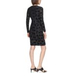 Calvin Klein Womens Mini Ruched Embellished Mini Dress Petites BHFO 1398