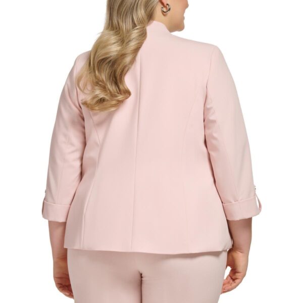 Calvin Klein Womens Pink Solid Open-Front Blazer Plus 20W BHFO 4729