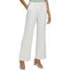 Calvin Klein Womens White Pleated Dress Pants Trousers Petites 10P BHFO 7172