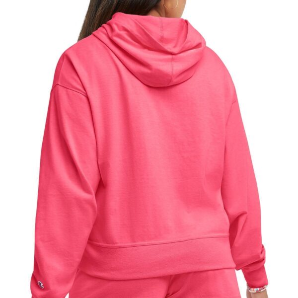 Champion Womens Pink Fitness Logo Activewear Hoodie Sweater XS BHFO 1245