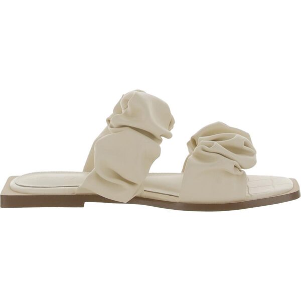 Circus by Sam Edelman Womens Iggy Faux Leather Flat Sandals Shoes BHFO 4091