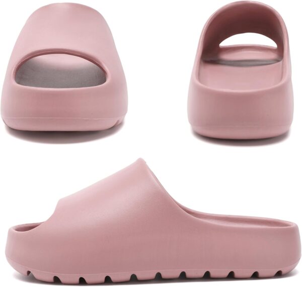 Cloud Slides for Women Men, Recovery Pillow Slides for women,EVA Anti-Slip shower shoes,Thick Sole Open Toe Garden Shoes,sandals women,mens slippers for Indoor and Outdoor