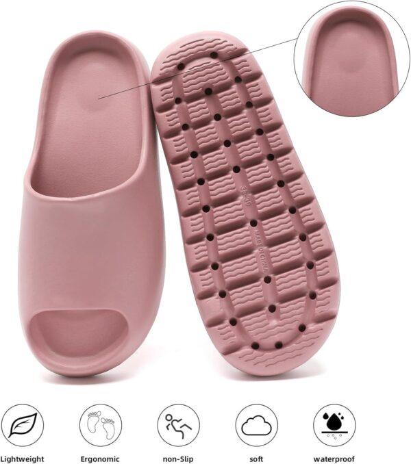 Cloud Slides for Women Men, Recovery Pillow Slides for women,EVA Anti-Slip shower shoes,Thick Sole Open Toe Garden Shoes,sandals women,mens slippers for Indoor and Outdoor