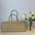 Coach 1665 Mollie Tote In Signature Canvas IN Khaki Chalk