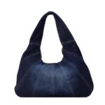 Denim Purse, Trendy Jean Purses for Women Denim Hobo Bag Y2K Shoulder Bag Handbags