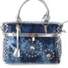 Denim Women Handbag Large Capacity Jean Tote Bag Shoulder Bags Fashion Crystal Diamond Bag Crossbody Bag