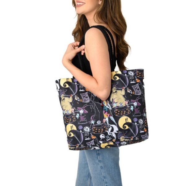 Disney Women's Jack Skellington Tote Bag Nightmare Before Christmas