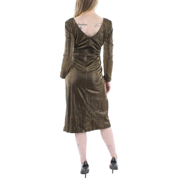 Dress The Population Womens Lois Gold Party Bodycon Dress Evening XS BHFO 5319