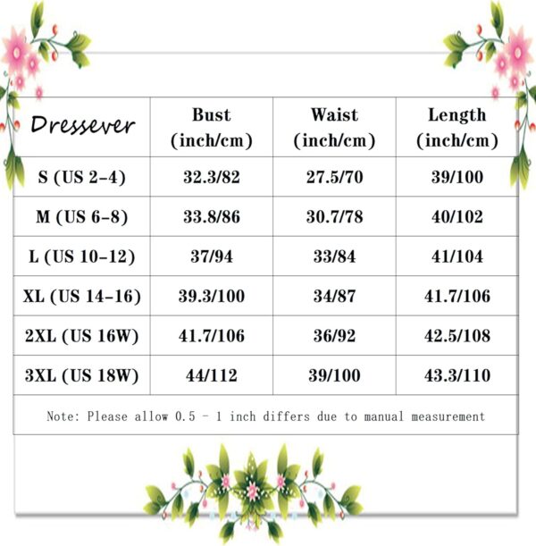 Dressever Summer Cocktail Dress V-Neck Adjustable Spaghetti Strap Chiffon Sundress