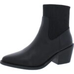 DV By Dolce Vita Womens Olystia Black Ankle Boots Shoes 7 Medium (B,M) BHFO 8791