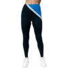 Eleven Womens Courtside Navy Colorblock Athletic Leggings S BHFO 7784