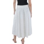 Elie Tahari Womens White Eyelet Long Special Occassion Maxi Skirt L BHFO 3924