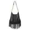 Emprier Fringe Hobo bags for Women Vegan Leather Tassel Crossbody Purse Western Fringe Purse and Handbag