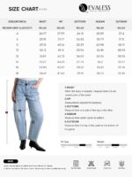 EVALESS Womens Baggy Barrel Jeans High Waisted Wide Leg Boyfriend Denim Ankle Pants