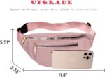 Fanny Packs Waist Pack for Women, Waterproof Waist Bag with Adjustable Strap for Travel Sports Running